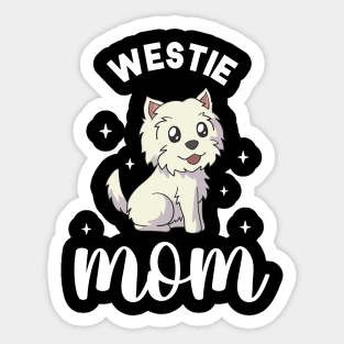 Westie Mom - West Highland Terrier Sticker